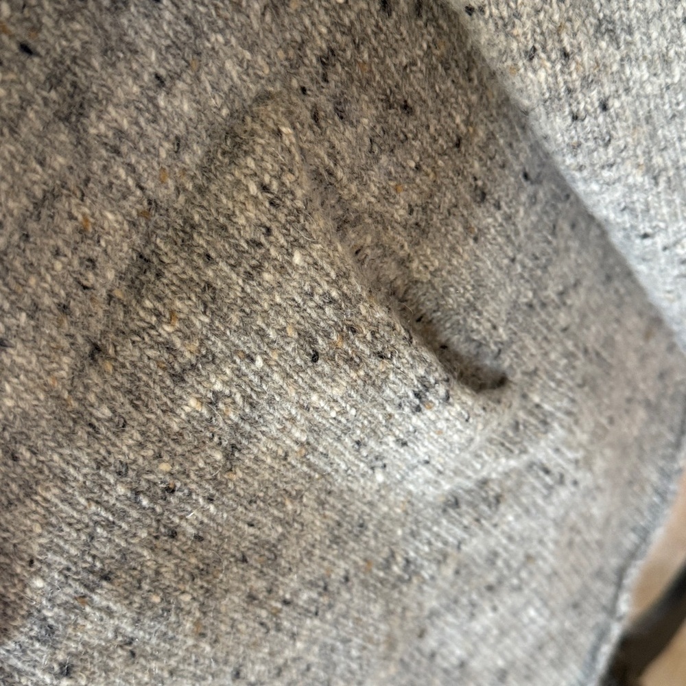 EILEEN FISHER speckled wool cardigan, extra large, excellent condition grey - Picture 10 of 12
